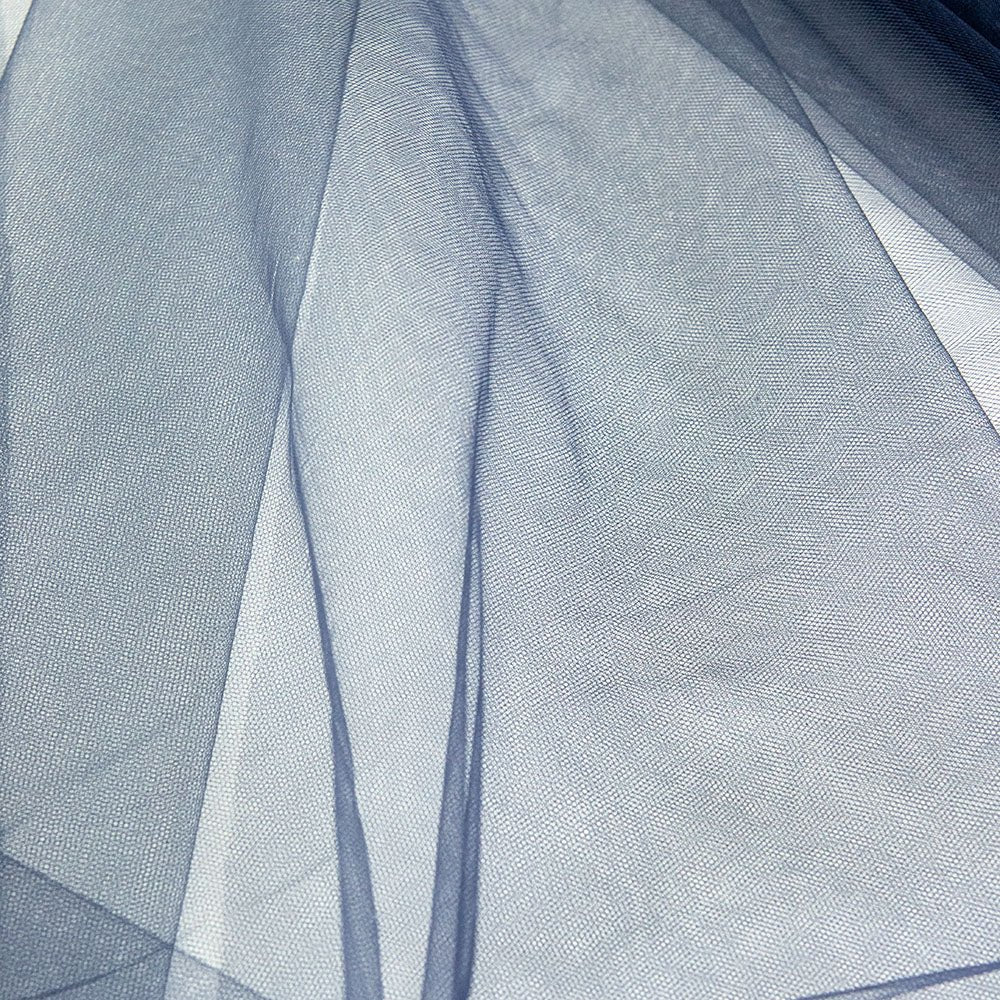 Tulle | Navy - Fabric + Flow Textile Co.