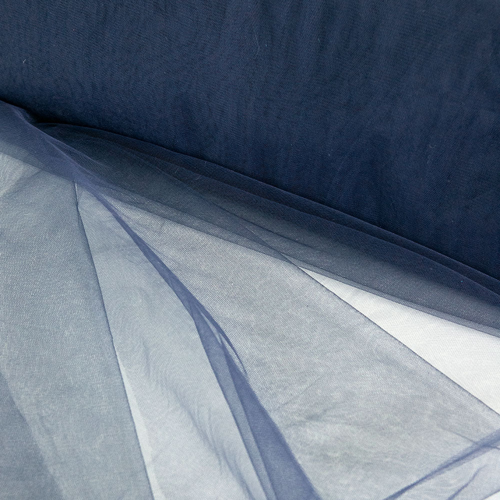 Tulle | Navy - Fabric + Flow Textile Co.