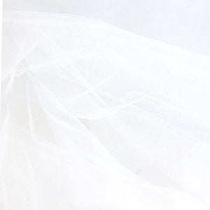 Tulle | White - Fabric + Flow Textile Co.