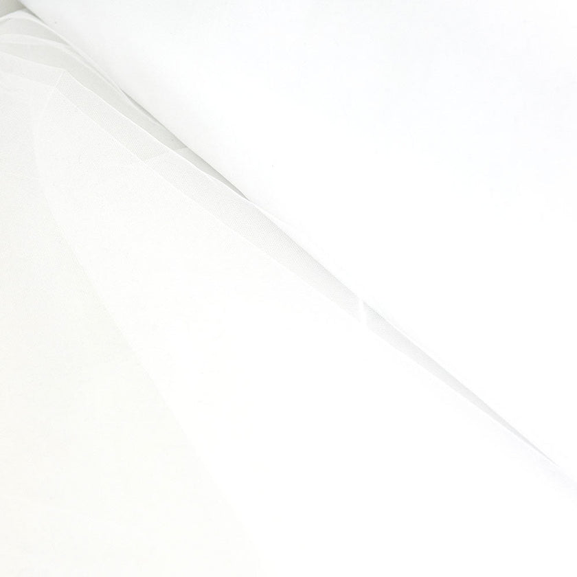 Tulle | White - Fabric + Flow Textile Co.
