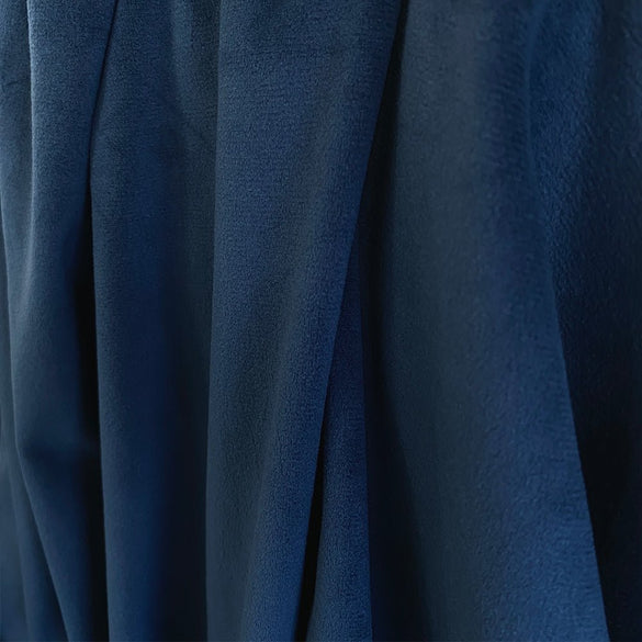 Velour Knit | Blue - Fabric + Flow Textile Co.