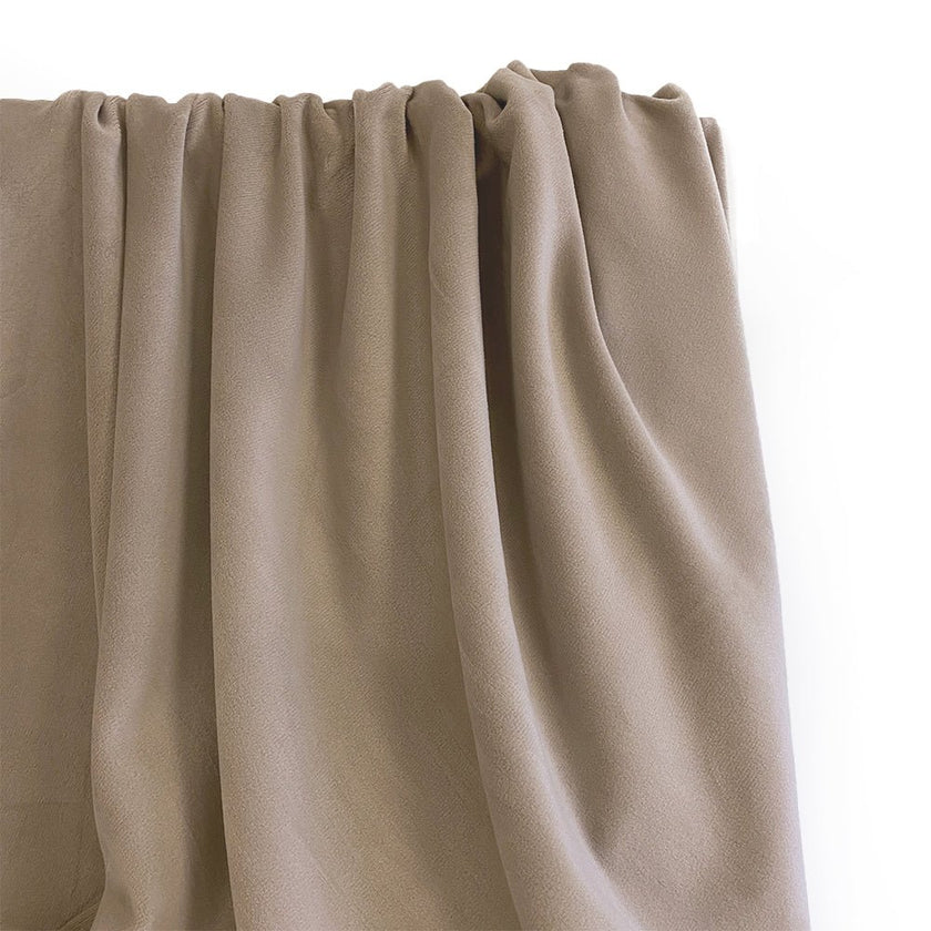 Velour Knit | Taupe - Fabric + Flow Textile Co.