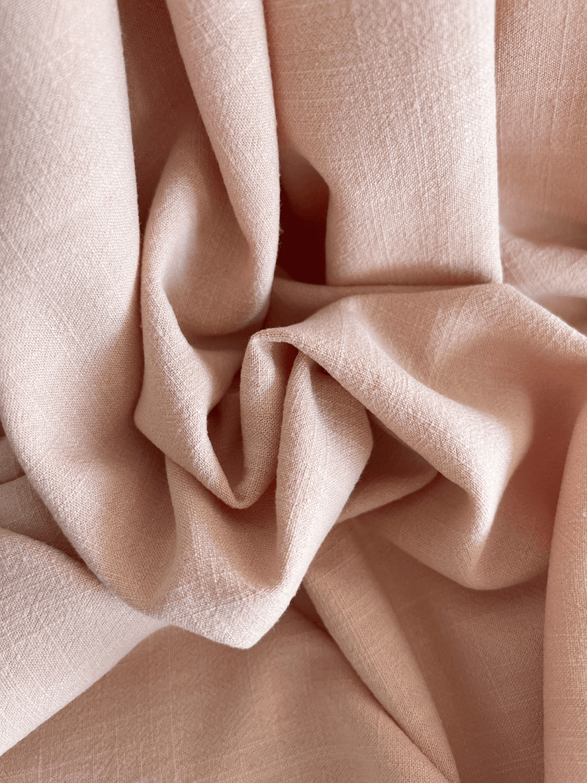 Woven | Viscose + Linen - Apricot - Fabric + Flow Textile Co.