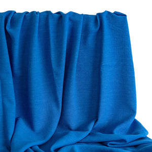 Woven | Viscose + Linen - Cobalt Blue - Fabric + Flow Textile Co.