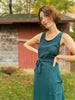Woven | Viscose + Linen - Emerald Green - Fabric + Flow Textile Co.