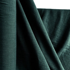 Woven | Viscose + Linen - Emerald Green - Fabric + Flow Textile Co.