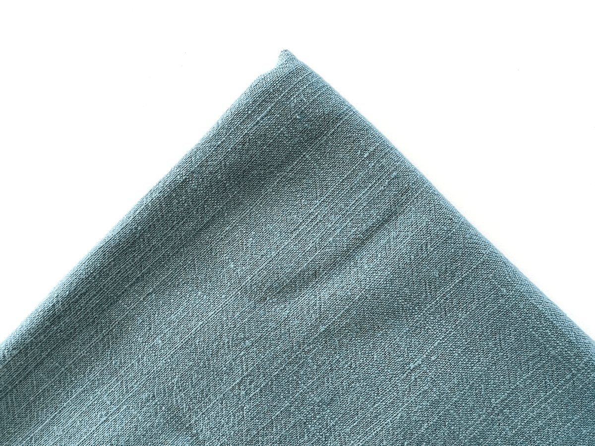 Woven | Viscose + Linen - Mineral Blue - Fabric + Flow Textile Co.