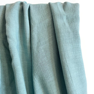 Woven | Viscose + Linen - Mineral Blue - Fabric + Flow Textile Co.