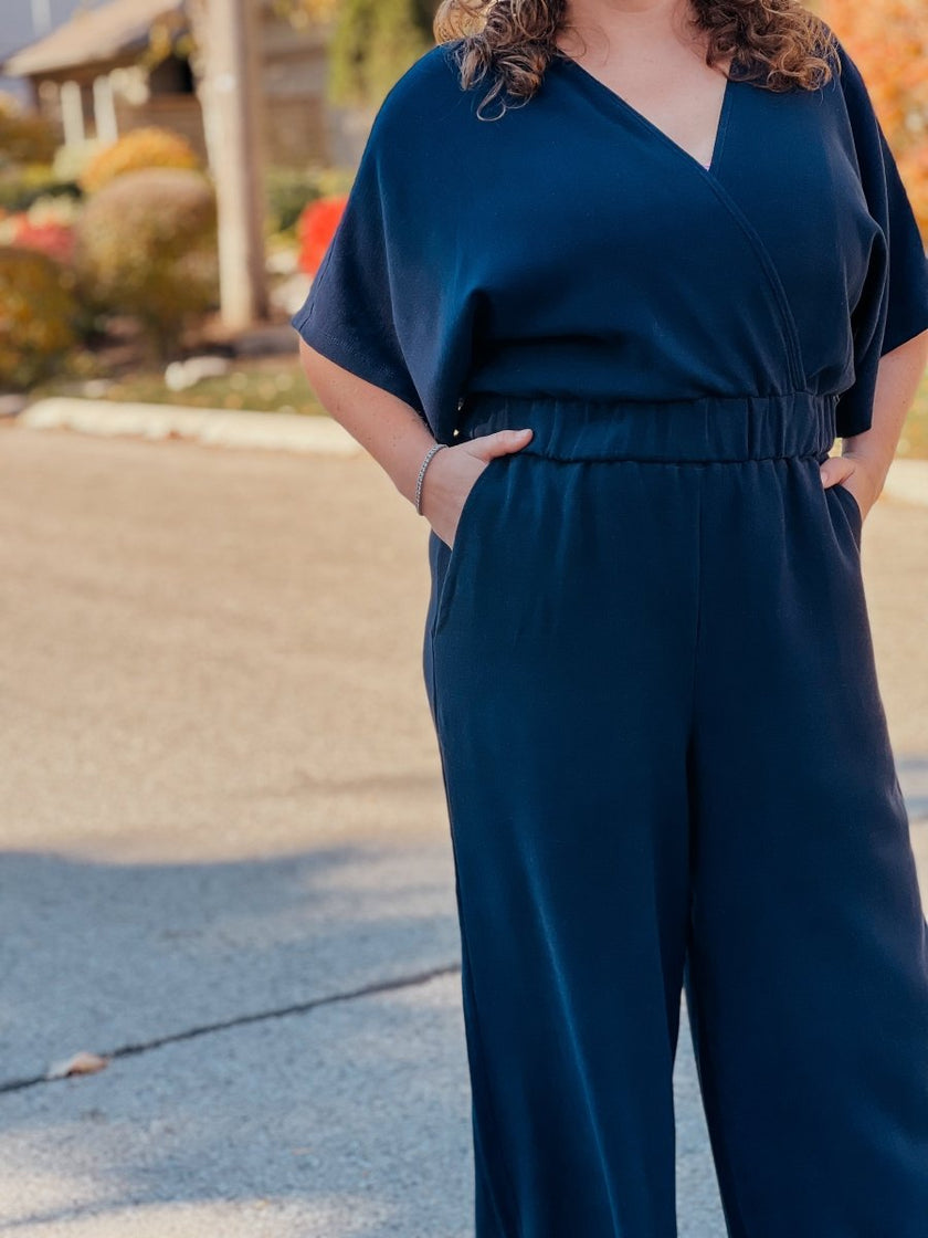 Woven | Viscose + Linen - Navy - Fabric + Flow Textile Co.