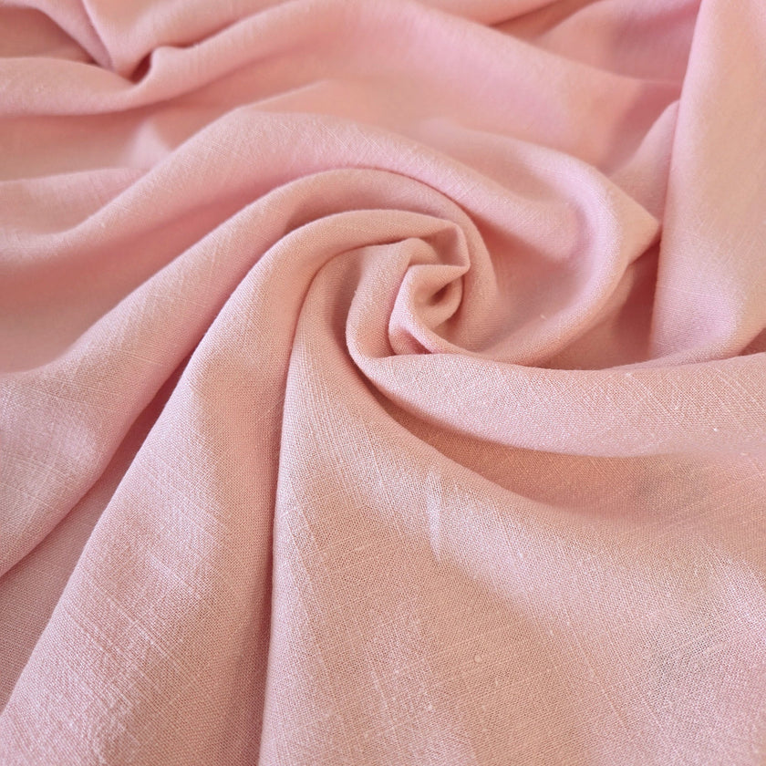 Woven | Viscose + Linen - Rosewater - Fabric + Flow Textile Co.