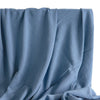 Woven | Viscose + Linen - Steel Blue - Fabric + Flow Textile Co.
