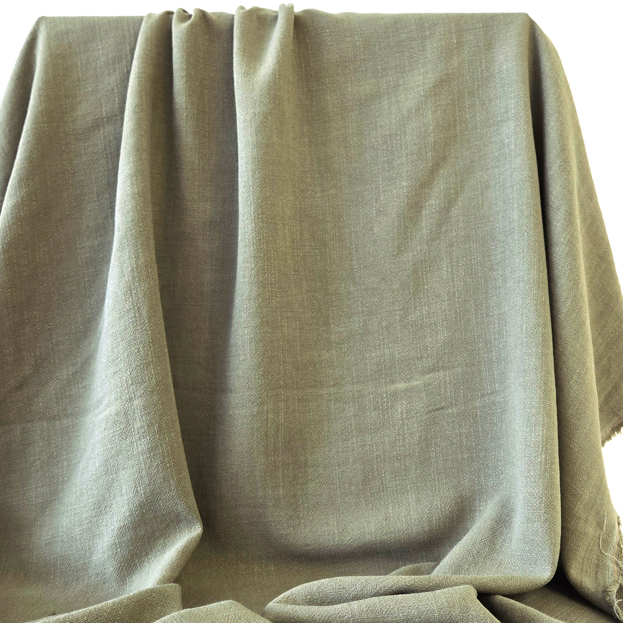 Woven | Viscose + Linen - Willow Mist