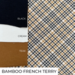 REMNANT |French Terry | Houndstooth - 1m Piece