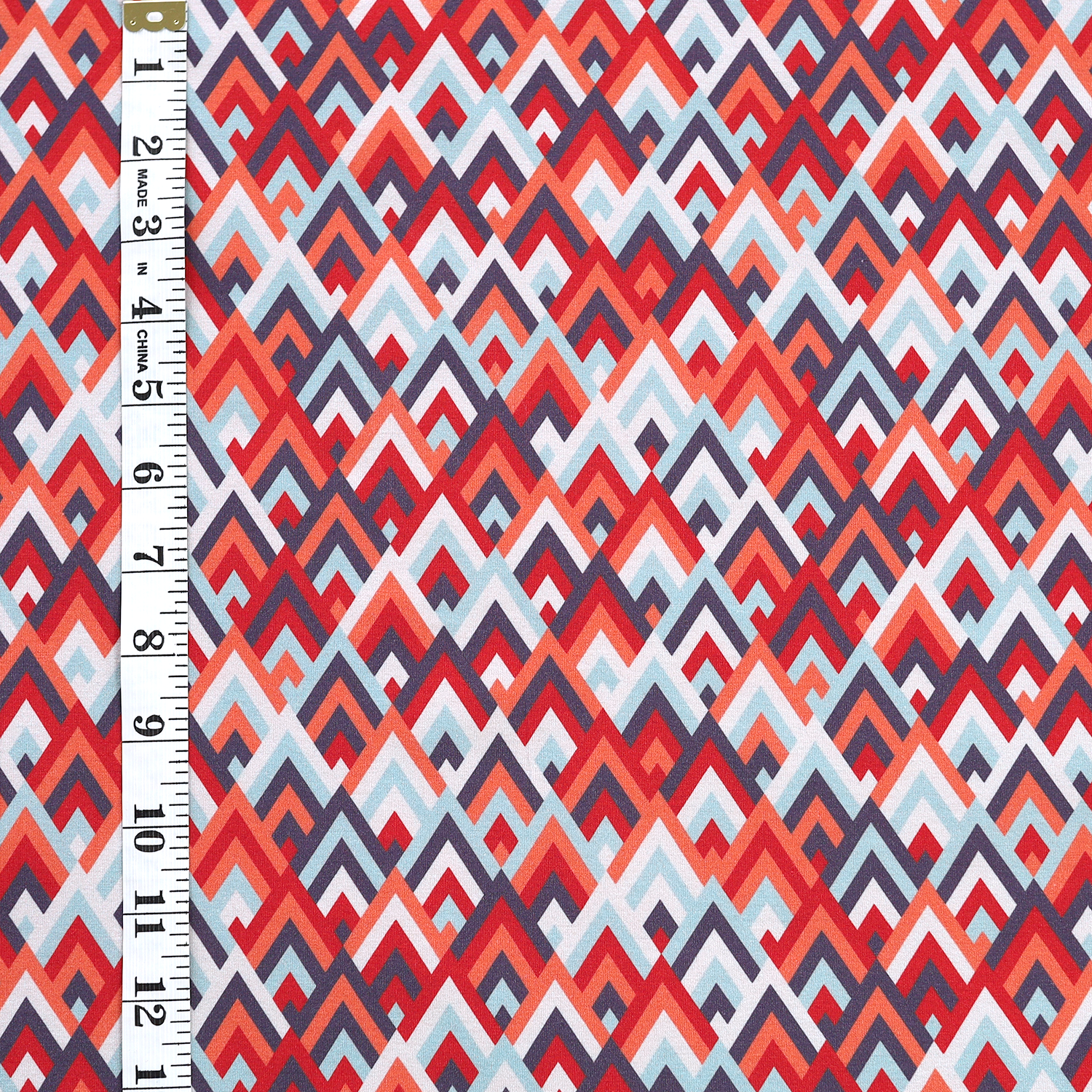 French Terry Print | Rayleigh Chevron R3G4