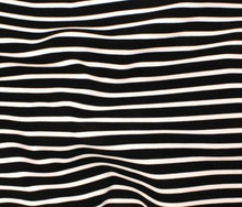 Load image into Gallery viewer, Luxe Ponte Stripe | Black + White Stripe
