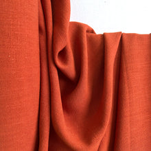 Load image into Gallery viewer, Woven | Viscose + Linen - Rust
