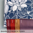 French Terry Print | Cotton - Lotus R7-8