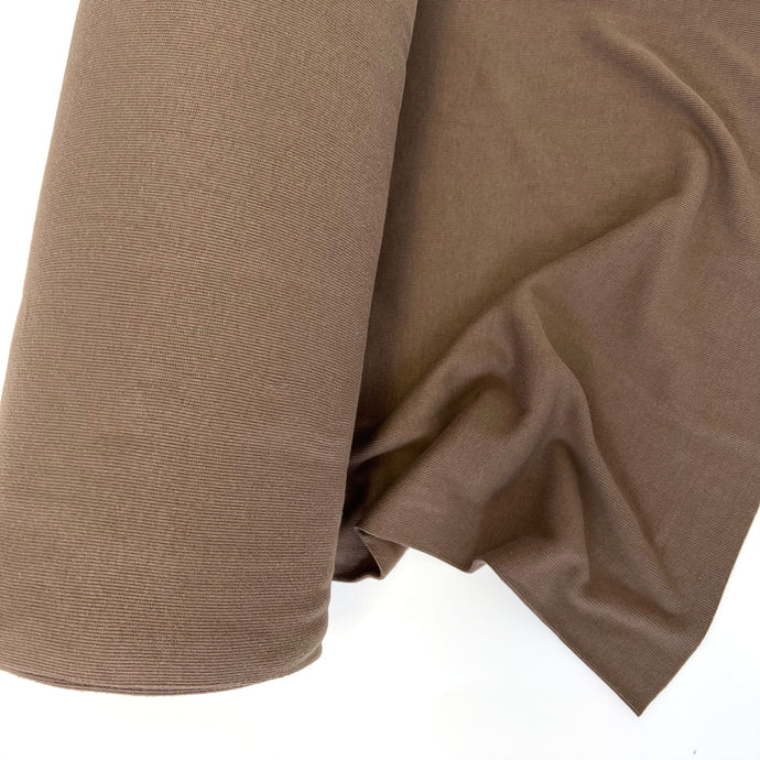 Ribbing Tubular | Bamboo - Latte Brown