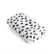 Jersey Knit Print | White Leopard Spots