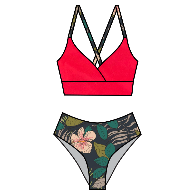 Swim Kit | Exotic Beauty + Electric Coral