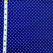 Jersey Knit Print | Navy Dots