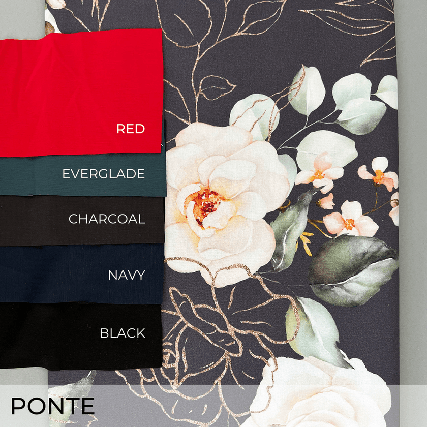 Athletic Print | Winter Botanicals - Fabric + Flow Textile Co.