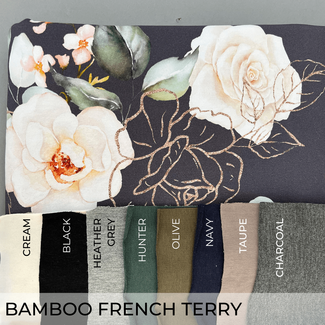 Athletic Print | Winter Botanicals - Fabric + Flow Textile Co.