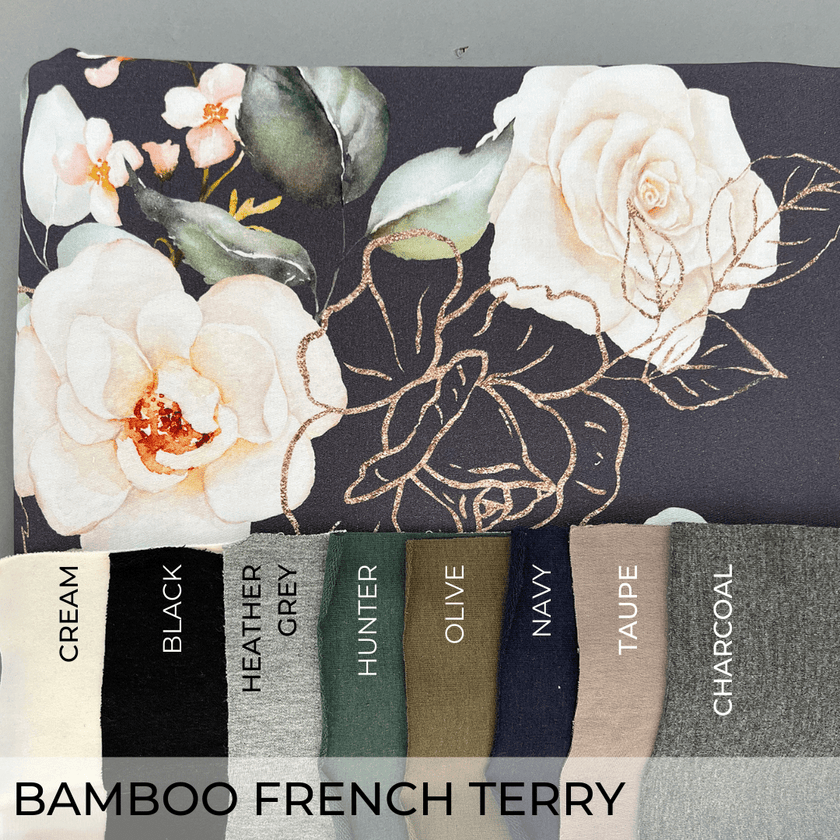 Athletic Print | Winter Botanicals - Fabric + Flow Textile Co.