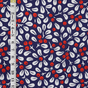 Bamboo | Midnight Berries| Remnants - Fabric + Flow Textile Co.