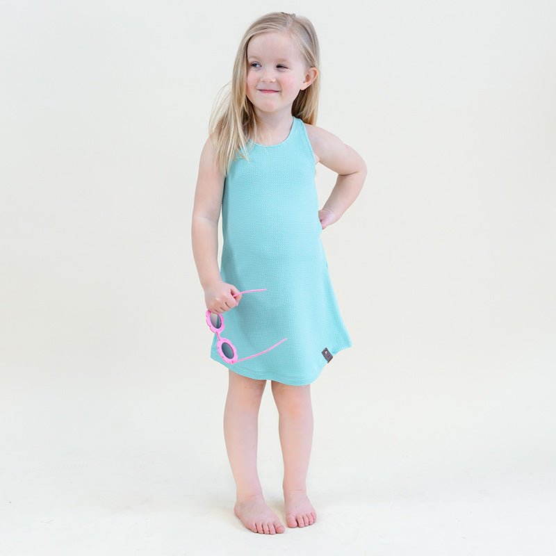 Bullet (Pique) Knit | Sky Blue - Fabric + Flow Textile Co.