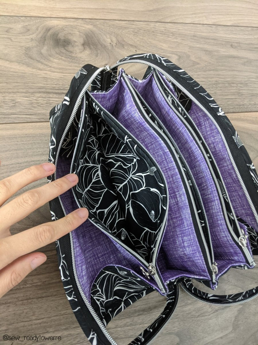 Cotton Poplin Print | Amethyst Linen Look R3C3 - Fabric + Flow Textile Co.