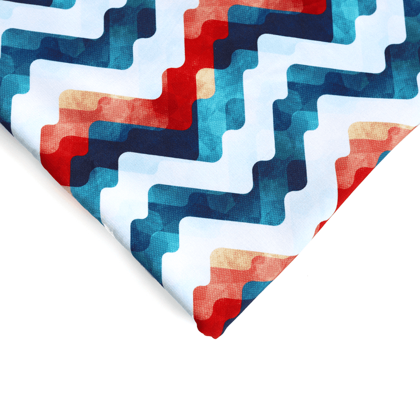 Cotton Poplin Print | Appalachian Abstract R3G1 - Fabric + Flow Textile Co.