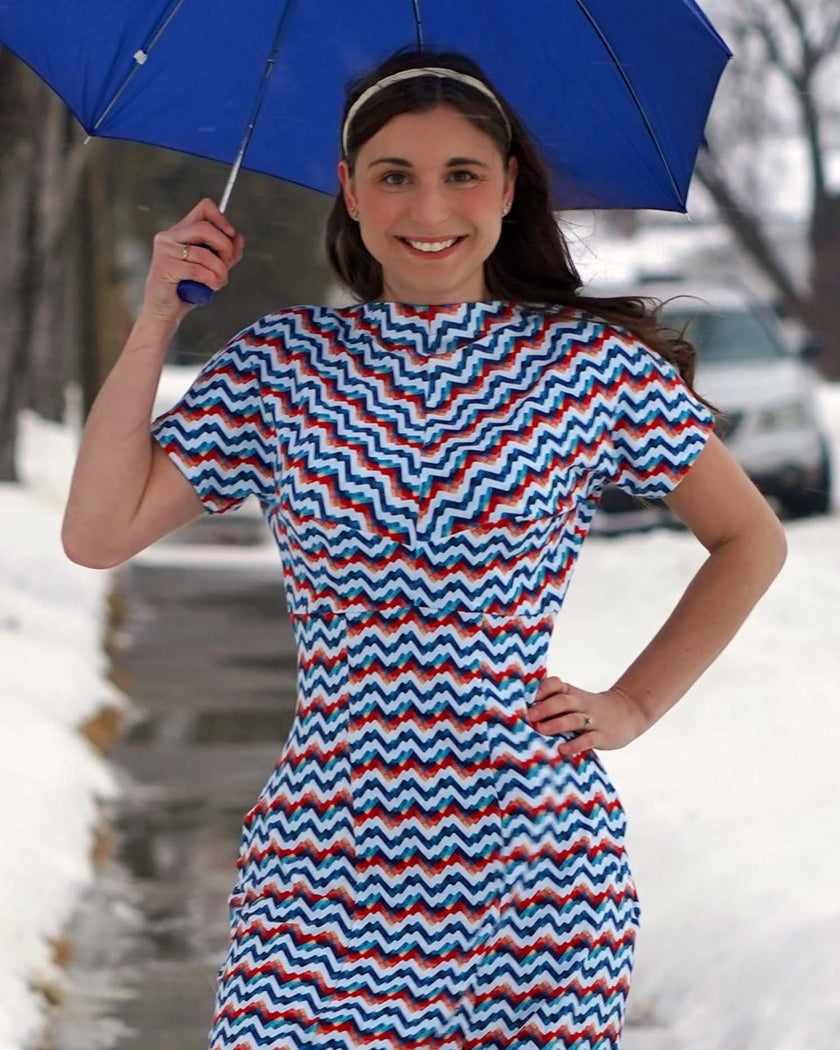 Cotton Poplin Print | Appalachian Abstract R3G1 - Fabric + Flow Textile Co.