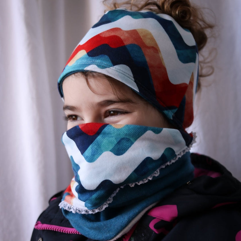 Cotton Poplin Print | Appalachian Abstract R3G1 - Fabric + Flow Textile Co.