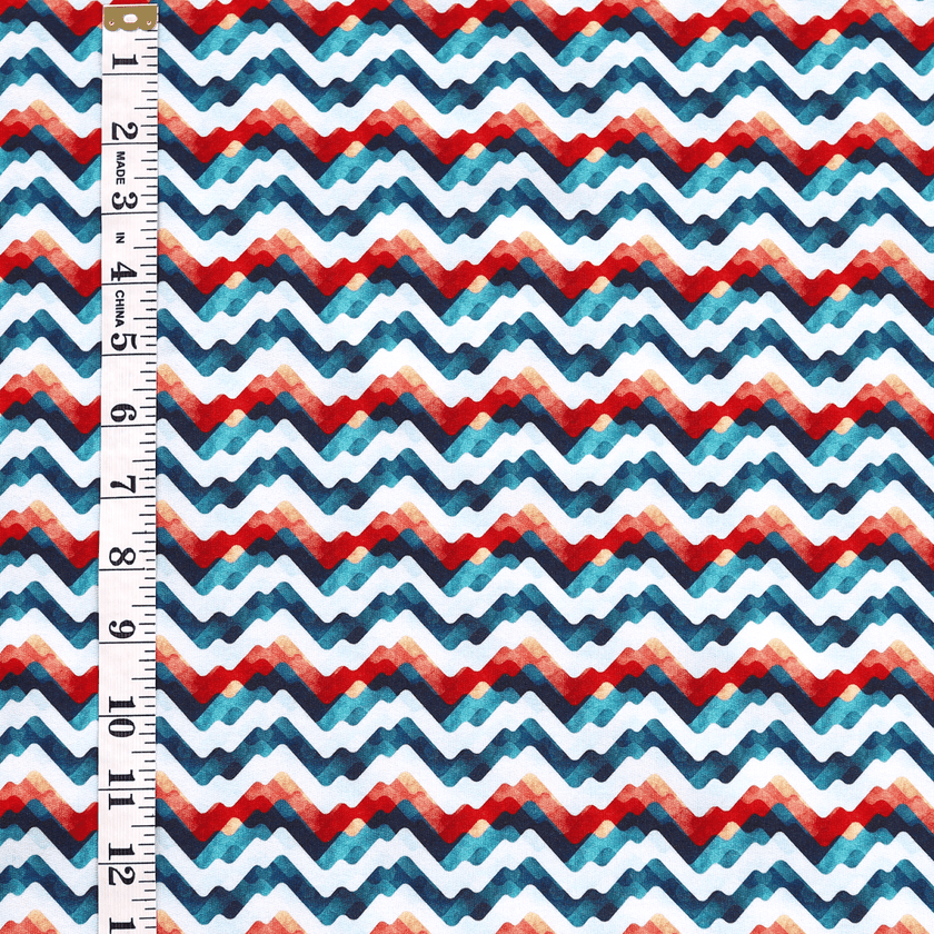 Cotton Poplin Print | Appalachian Abstract R3G1 - Fabric + Flow Textile Co.