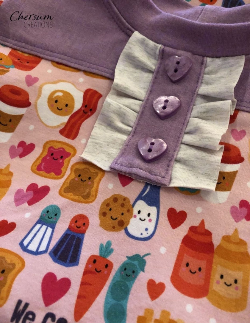 Cotton Poplin Print | French Lavender Linen Look R2C1 - Fabric + Flow Textile Co.