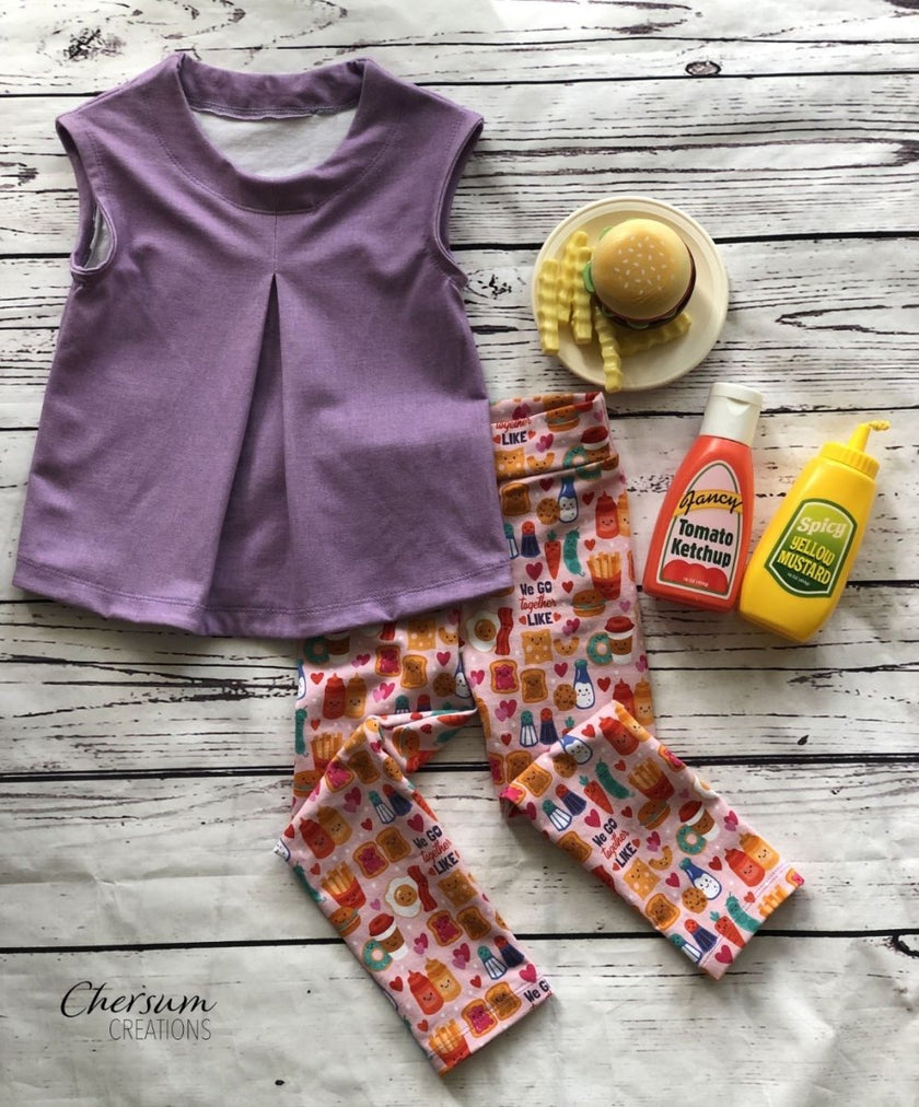 Cotton Poplin Print | French Lavender Linen Look R2C1 - Fabric + Flow Textile Co.