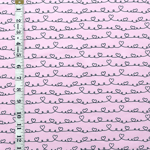 Cotton Poplin Print | Heart Strings R2G3 - Fabric + Flow Textile Co.