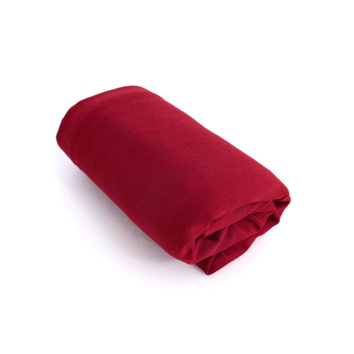 French Terry | Bamboo - Red - Fabric + Flow Textile Co.