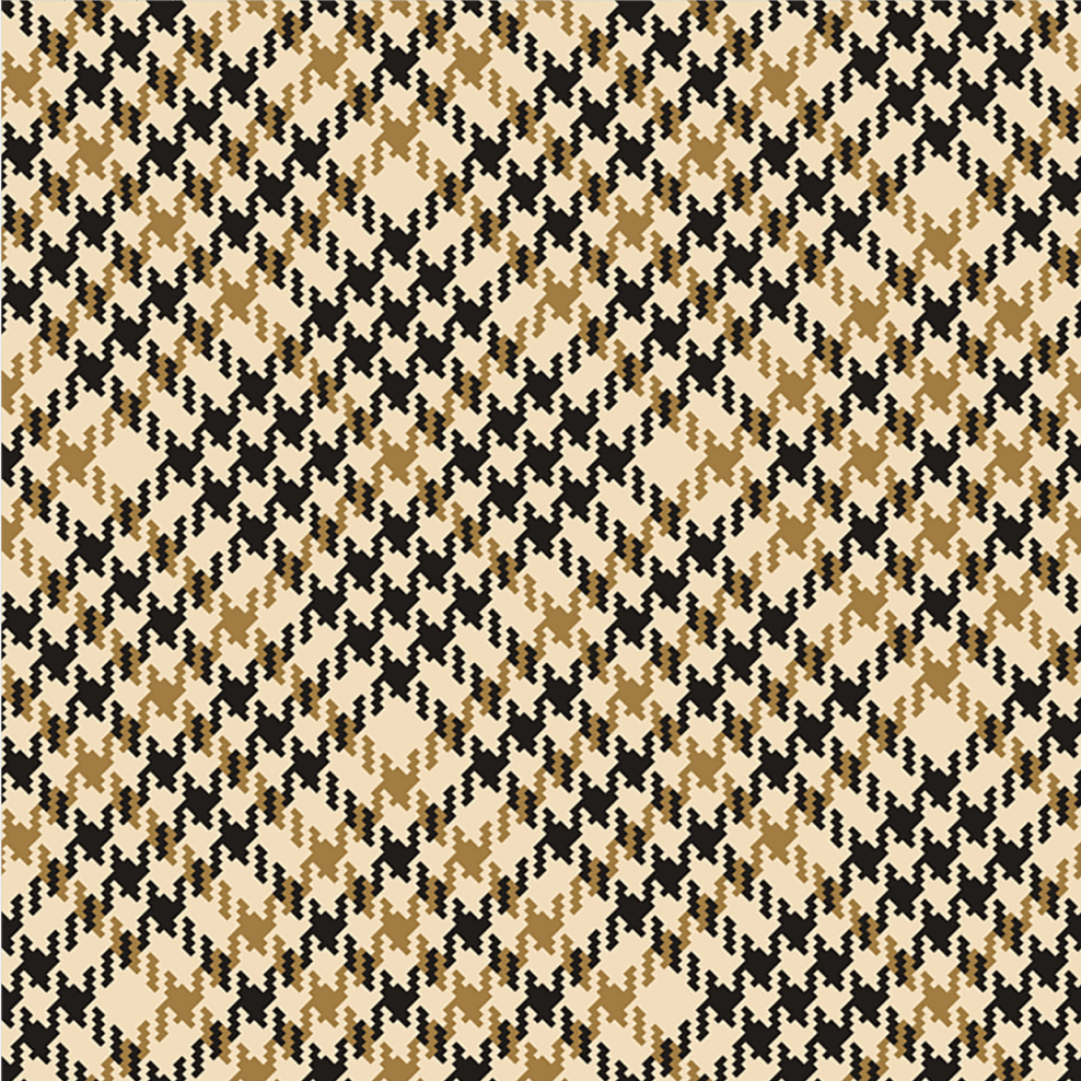 French Terry | Houndstooth | Remnant 1m Piece - Fabric + Flow Textile Co.