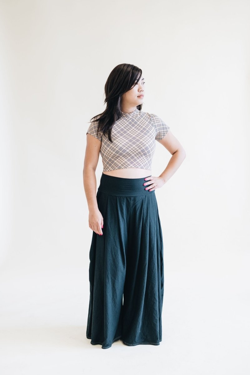 French Terry | Houndstooth | Remnant 1m Piece - Fabric + Flow Textile Co.