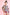 French Terry Print | Colour Block Floral R3F2 - Fabric + Flow Textile Co.