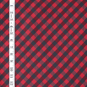 French Terry Print | Lumber Jack REMNANT - Fabric + Flow Textile Co.