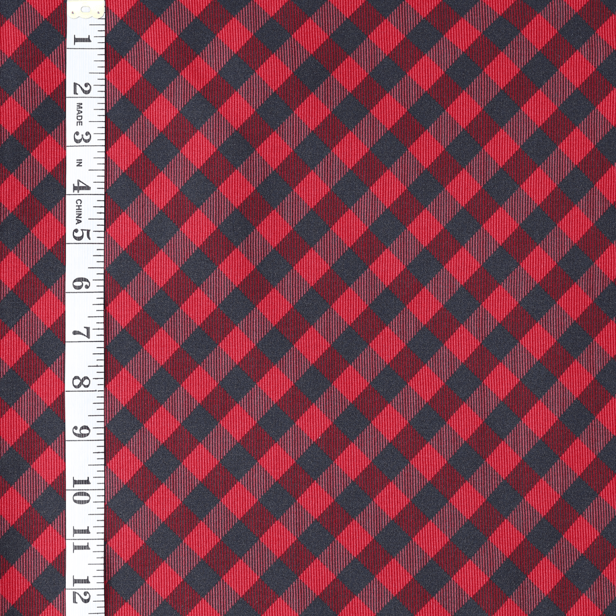 French Terry Print | Lumber Jack REMNANT - Fabric + Flow Textile Co.