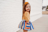 French Terry Print | Santorini Stripe R3G3 - Fabric + Flow Textile Co.