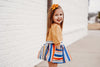 French Terry Print | Santorini Stripe R3G3 - Fabric + Flow Textile Co.