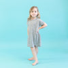 Jersey Knit | Grey + White Stripe - Fabric + Flow Textile Co.