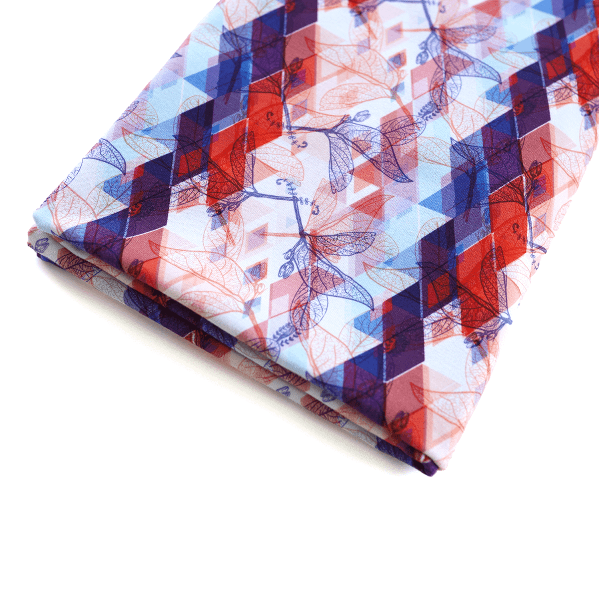 Jersey Knit Print | Geometric Floral R2F3 - Fabric + Flow Textile Co.