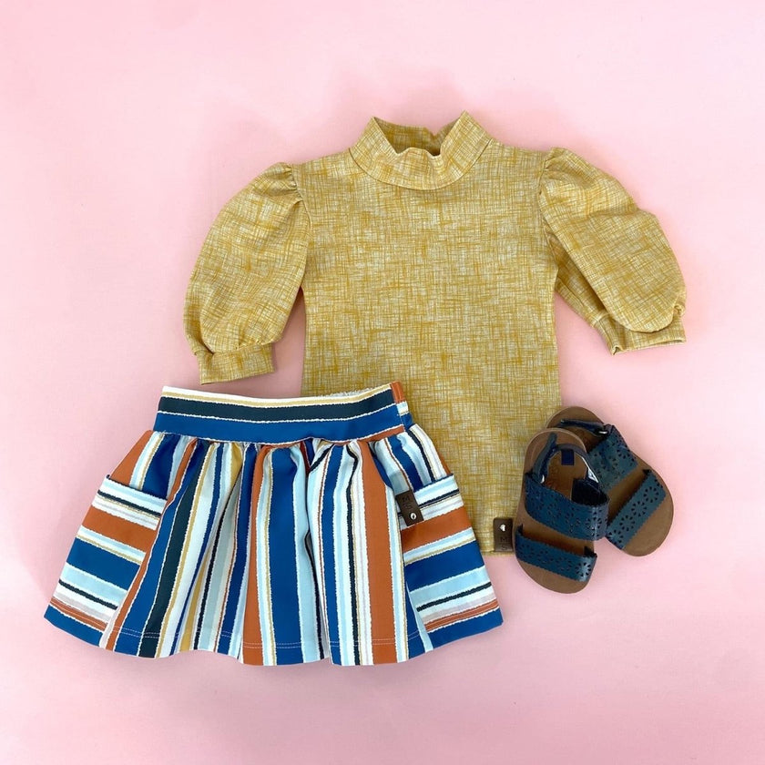 Jersey Knit Print | Honey Butter Linen Look R3C1 - Fabric + Flow Textile Co.