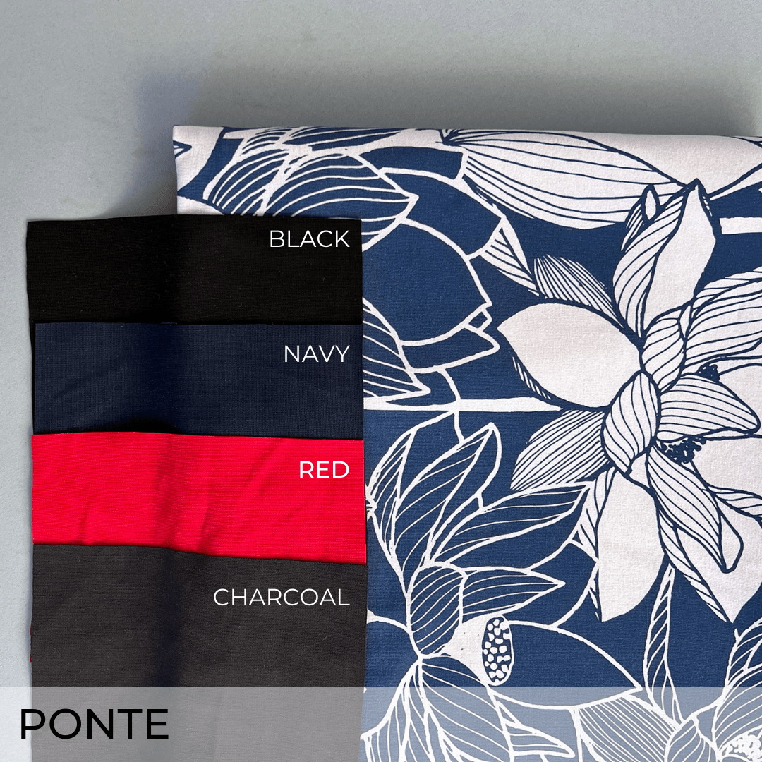 Jersey Knit Print | Lotus R7 - 8 - Fabric + Flow Textile Co.